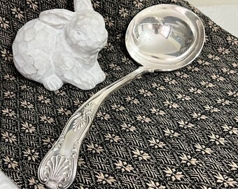 Louche à soupe argent antique - France