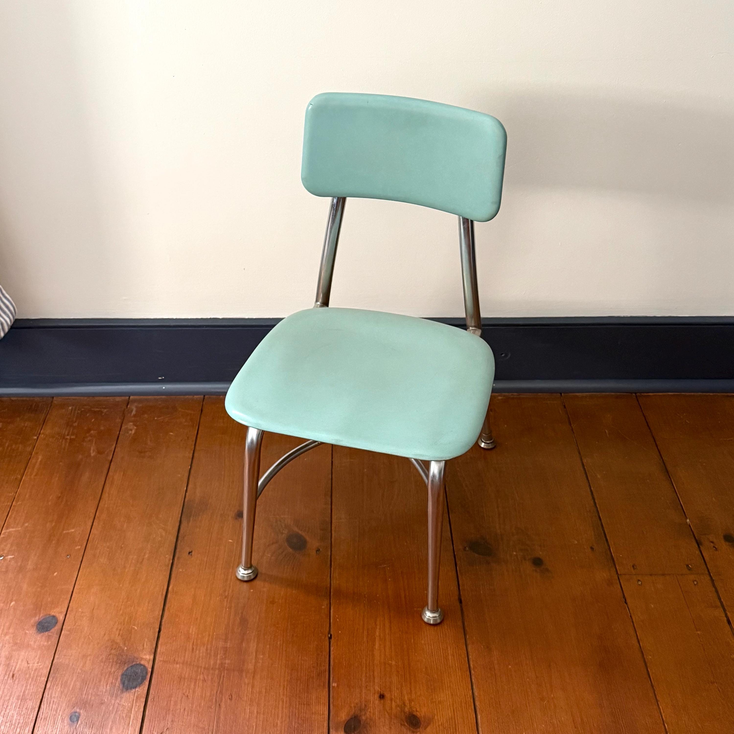 Vintage Heywood Wakefield Children's School Chair Hey Woodite Mid