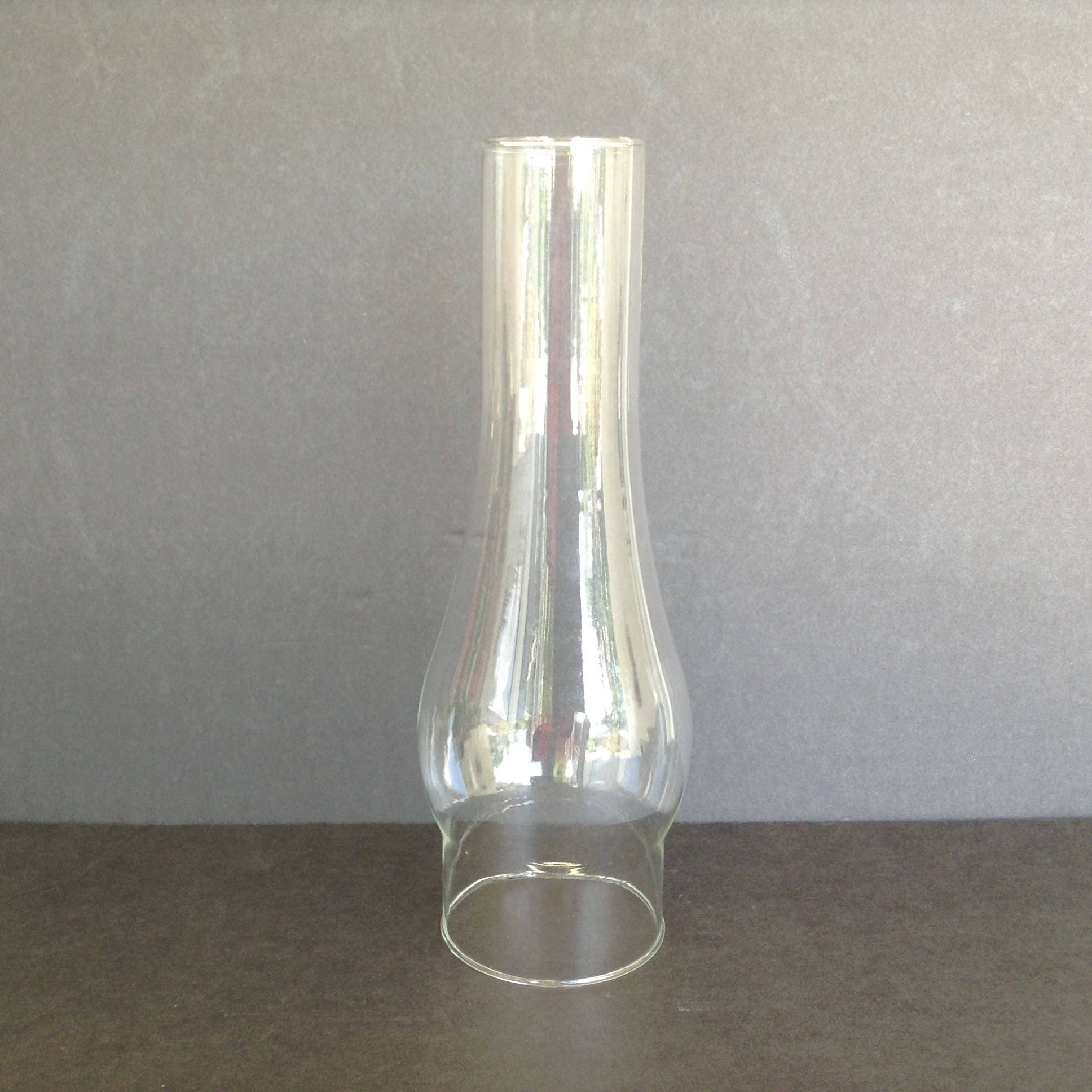 Oil Lamp Chimney Replacement – 3 Inch Base X 10 Inch Tall Clear Glass Hurricane Lamp Globe For Kerosene Lamps