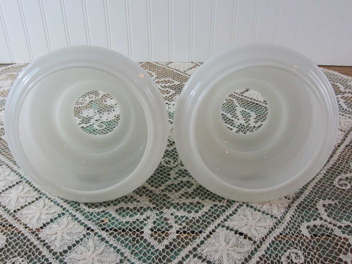 2 Quoizel Milk Glass Globes Replacement Shades Quoizel Milk Etsy