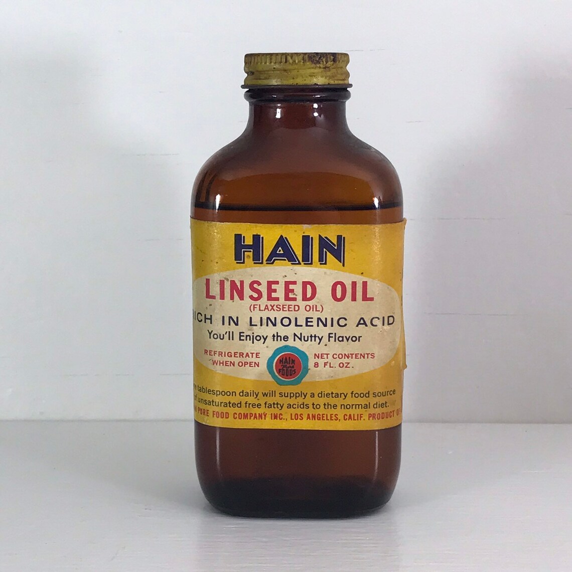 Bottle Hain Linseed Oil flaxseed Oil Rich in Linolenic Acid Etsy
