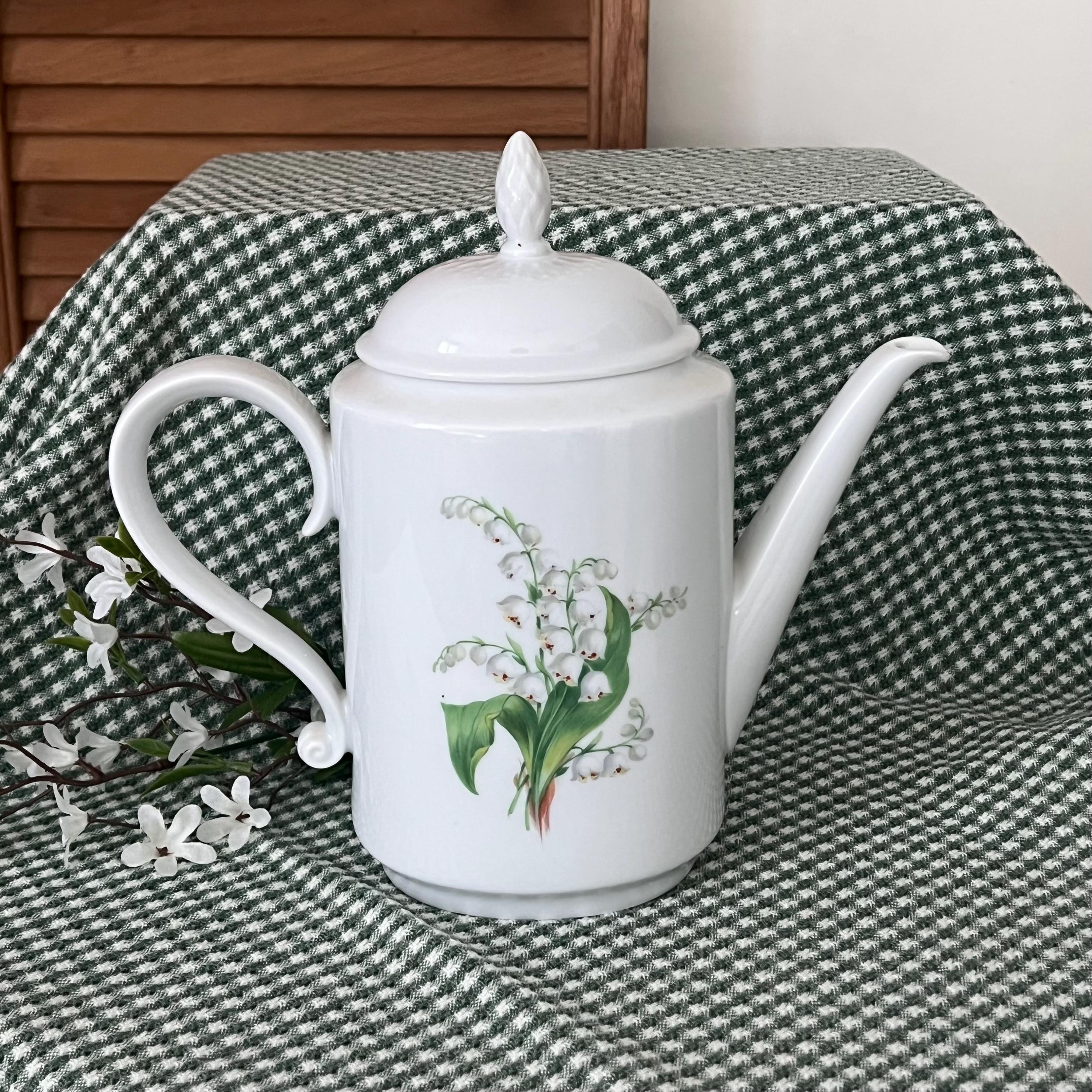 ドイツ ホワイト ティーポット - Etsy 日本