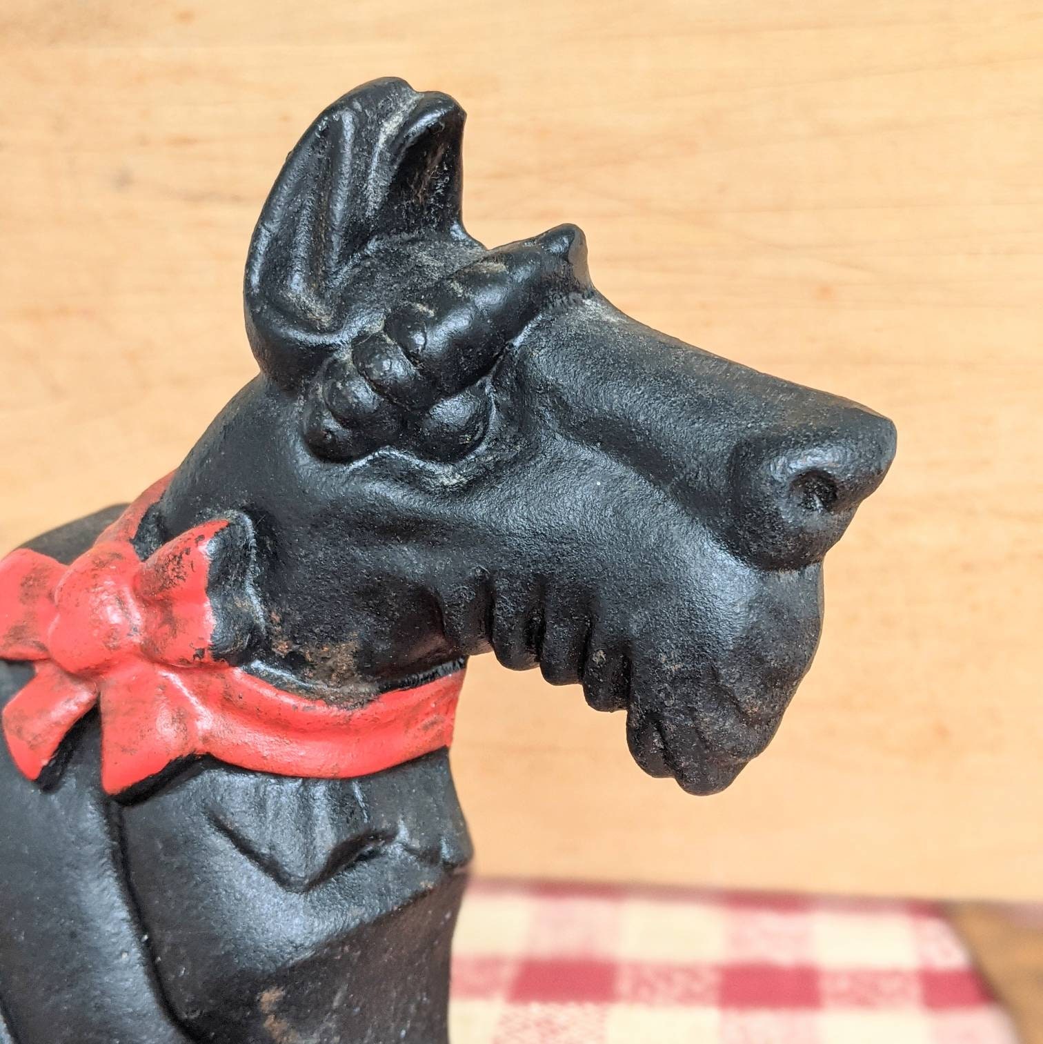Abbott Collection Scottie Dog Door Stopper – Cast Iron, Antique Black, 7 Inches - View #3