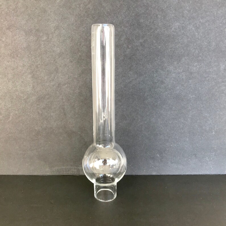 Replacement Chimney Kerosene Oil Lamp Tall Glass Globe Shade Slim 9 1 4 High Fitter