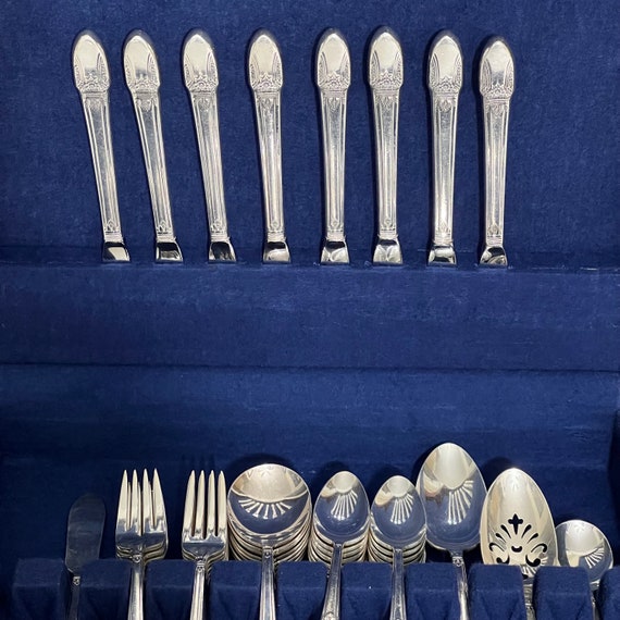 First Love by 1847 Rogers Bros IS Silverplate 35 Piece Set - Etsy