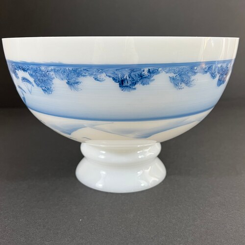 White Milk Glass Student Shade 9 3/4