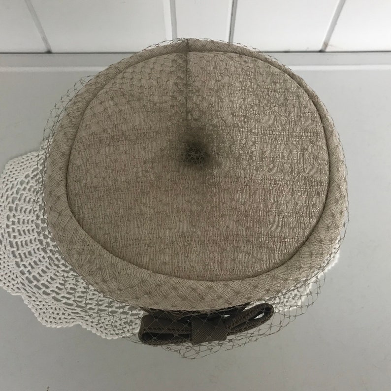 Vintage Union Made Hat Dr 424136 In USA Light Tan/Beige Bow Etsy