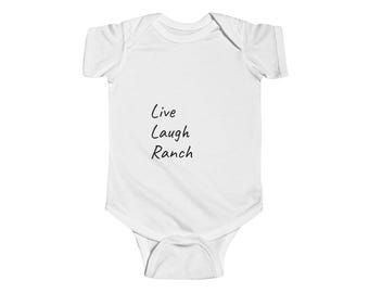 Live Laugh Ranch Babybody | Ranch Babybody, västerländsk stil