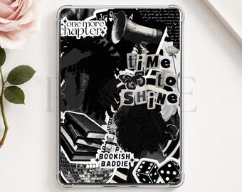 Inserto para Kindle / Decoración de estilo literario negro (Descarga digital)