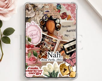 Inserto Kindle Coquette rosa / Decoración literaria (Descarga digital)