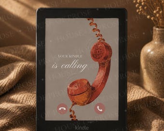 Fondo de pantalla para la pantalla de bloqueo de Kindle / Lectura acogedora (Descarga digital)