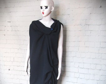 INDSIDER dress tunic with vintage button detail