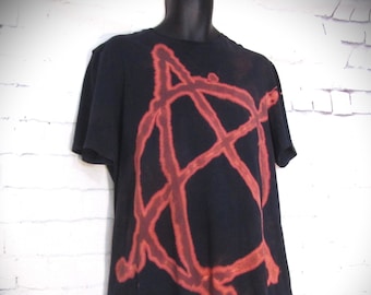 BK ART 'Anarchy' tee upcycled