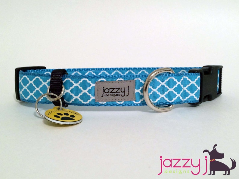 Dog Collar Pet ID Tag Holder Etsy