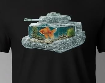 Fish Tank T-Shirt – Clever Play On Words, Comfort Colors Tee