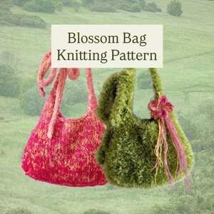 Knitting Pattern: Blossom Shoulder Bag