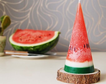 Watermelon Candle, Fake Fruit Candle, Party Kids Birthday Candle, Funny Tropical Candle