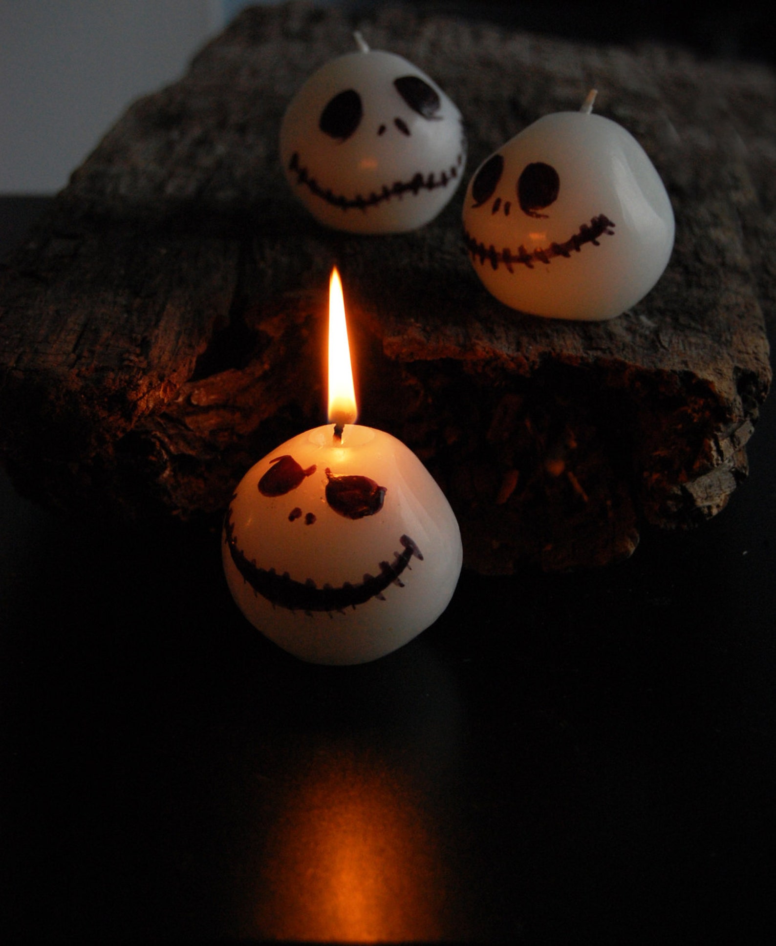 Jack Skellington Handmade Candle Nightmare Before Christmas Etsy