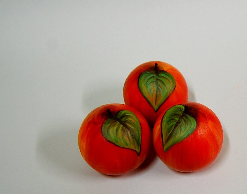 Red Sweet Apple Scented Candle Fake Fruit Candle Etsy