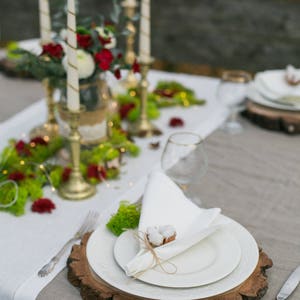 Ivory Taper Candles With Golden Decor, Modern Metallic Dinner Candles, Wedding Table Decor image 4
