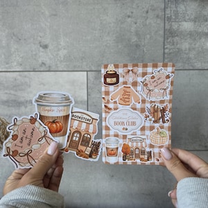 Herfstse Boekenbundel | Kindle-inlegvel + Herfststickers | Boekenaccessoires | Leescadeaus