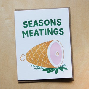 Seasons Meatings, redesign of an old fav., set of 6 image 2