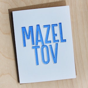Mazel Tov, Glückwunsch Grußkarte