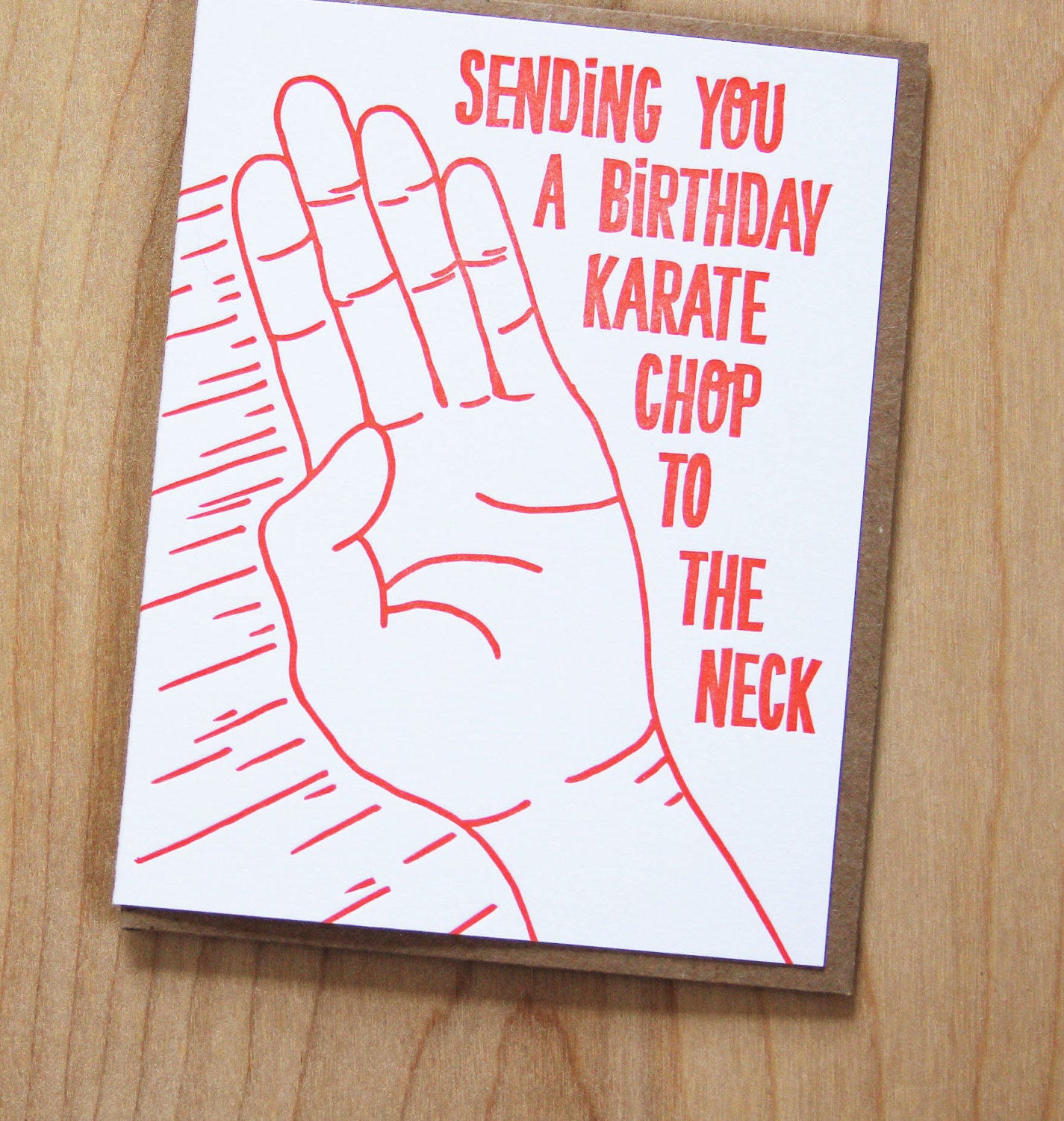 Karate Chop To The Neck