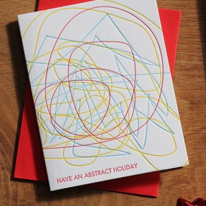 Avoir un résumé de vacances, carte de vacances typographique, carte unique