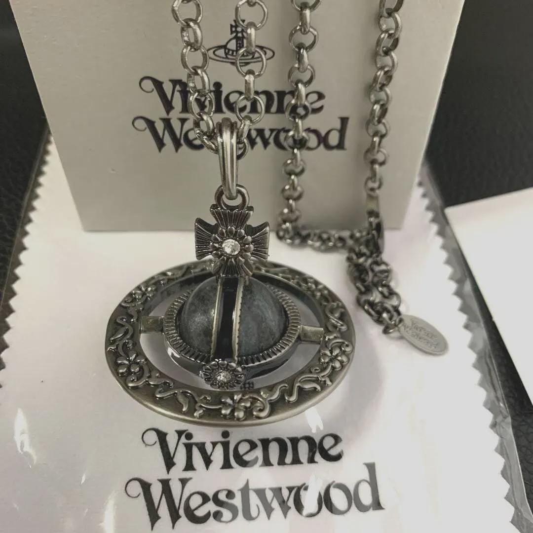 Vivienne Westwood ブラックプラネットネックレス Vivienne westwood black orb necklace - Etsy 日本