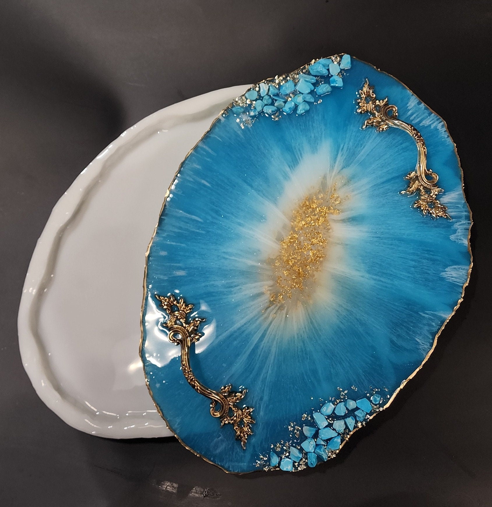 Silicone Tray Irregular Geode Agate Resin Mold – Phoenix