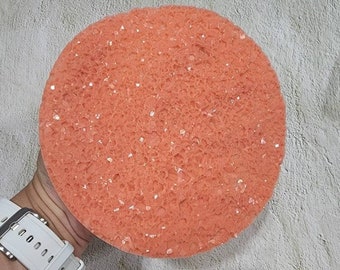 6.5 inch Druzy Disk Insert Silicone Mold for Resin