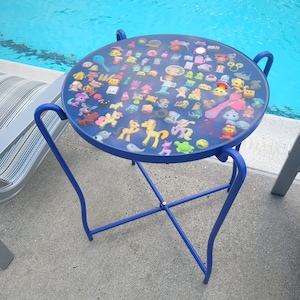Toy Coffee Table - Toys Resin Side Table - Keepsake Toy Table - Best Gift for Kids