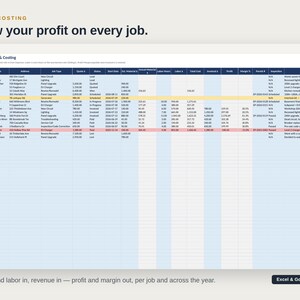 Electrician Estimate Template: Price Book, Invoice & Job Costing bild 6