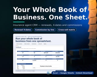 Small Business CRM for Insurance Agents: Policy & Commission Tracker