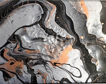 Canvas acryl gieten