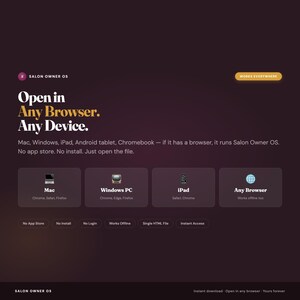 Salon Business Planner, Client Formulas, Bookings, Income Tracker (Browser File) image 8