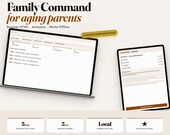 Interactive Aging Parent Family Command Center Dashboard: Caregiver Planner, Sibling Coordination Hub, Medication Tracker