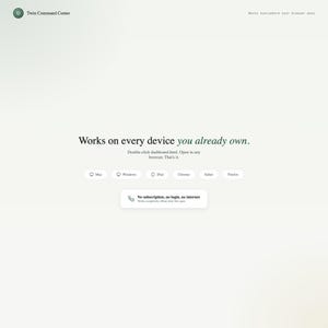 Device strip showing Mac Windows iPad Chrome Safari compatibility for twin newborn tracking dashboard