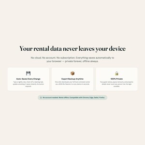 Short-Term Rental Host Command Center, Airbnb Dashboard, Tax Calculator image 7