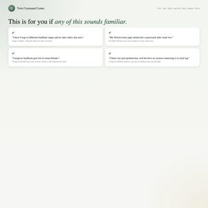 Social proof panel with parent-of-multiples reviews of the twin newborn command center