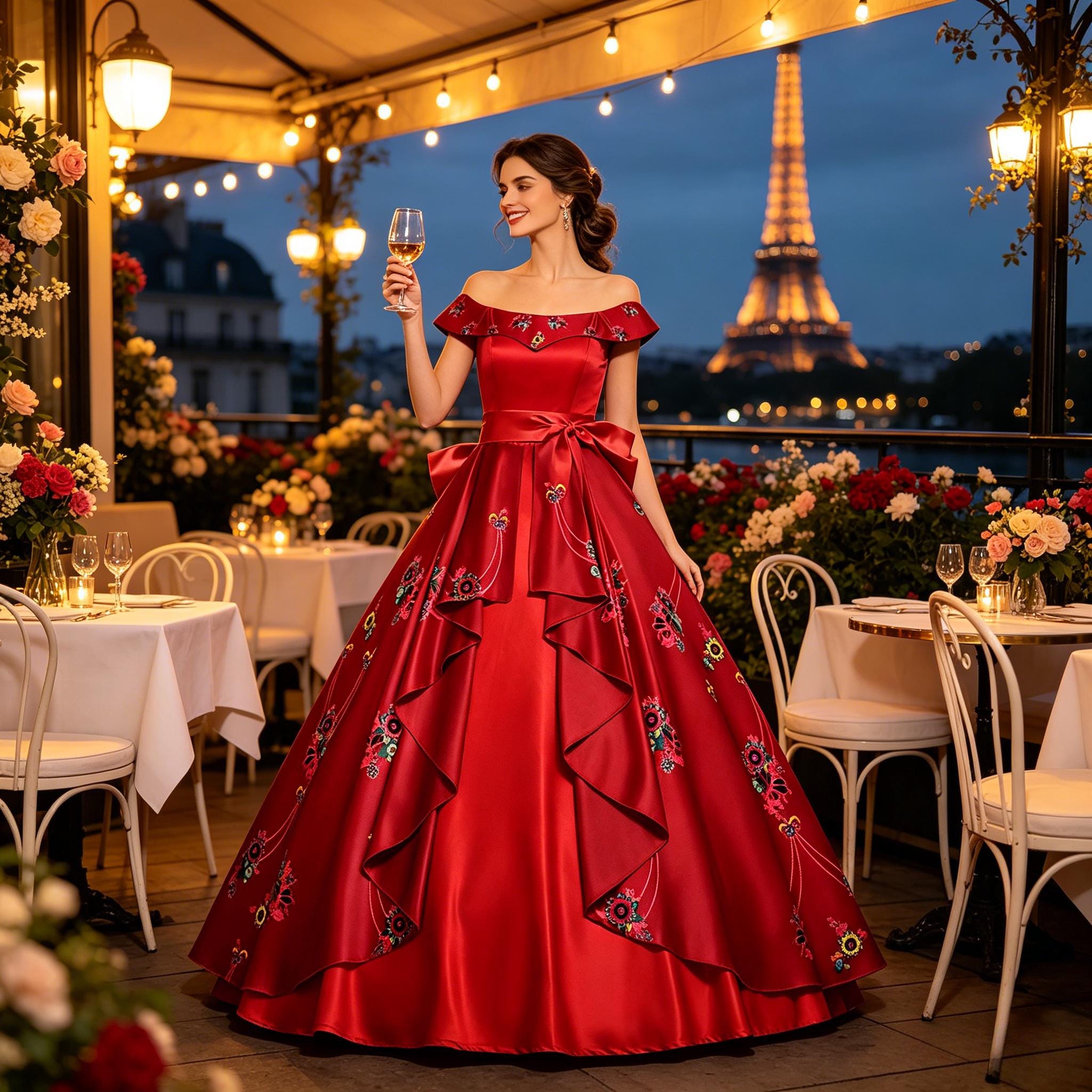 off the shoulder pink dress with sleeves High-Slit Chiffon Bridesmaid Dress with Long Sleeves and Waist Pleating