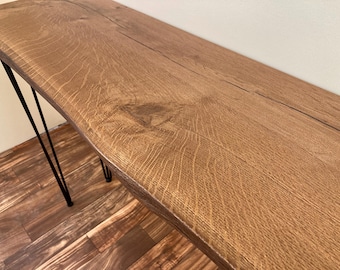 Custom Oak Table - Live Edge