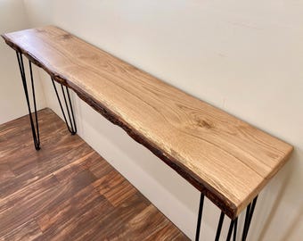 Red Oak Live Edge Table - Custom Options