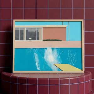 David Hockney a Bigger Splash Print - Etsy