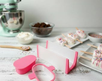 3D-gedruckter Eis am Stiel-Cake-Pop-Maker mit Ausrichtungshilfe