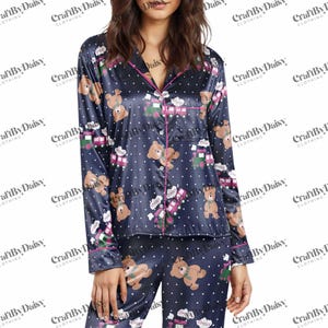 Rumi Choo Choo Train Pajamas, K-Pop Demon Hunters Long Sleeve Pajamas Set, Rumi Jinu Zoey Mira Demon Hunters Sleepwear, Gift For Kpop Lovers