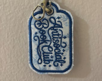 Antisocial Book Club Keychain