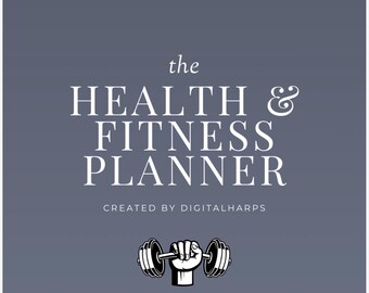 Health & Fitness Digital And Printable Planner
