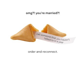 Personalised Fortune Cookies, Custom Wedding Favours, Bridal Shower Gifts, Engagement Party